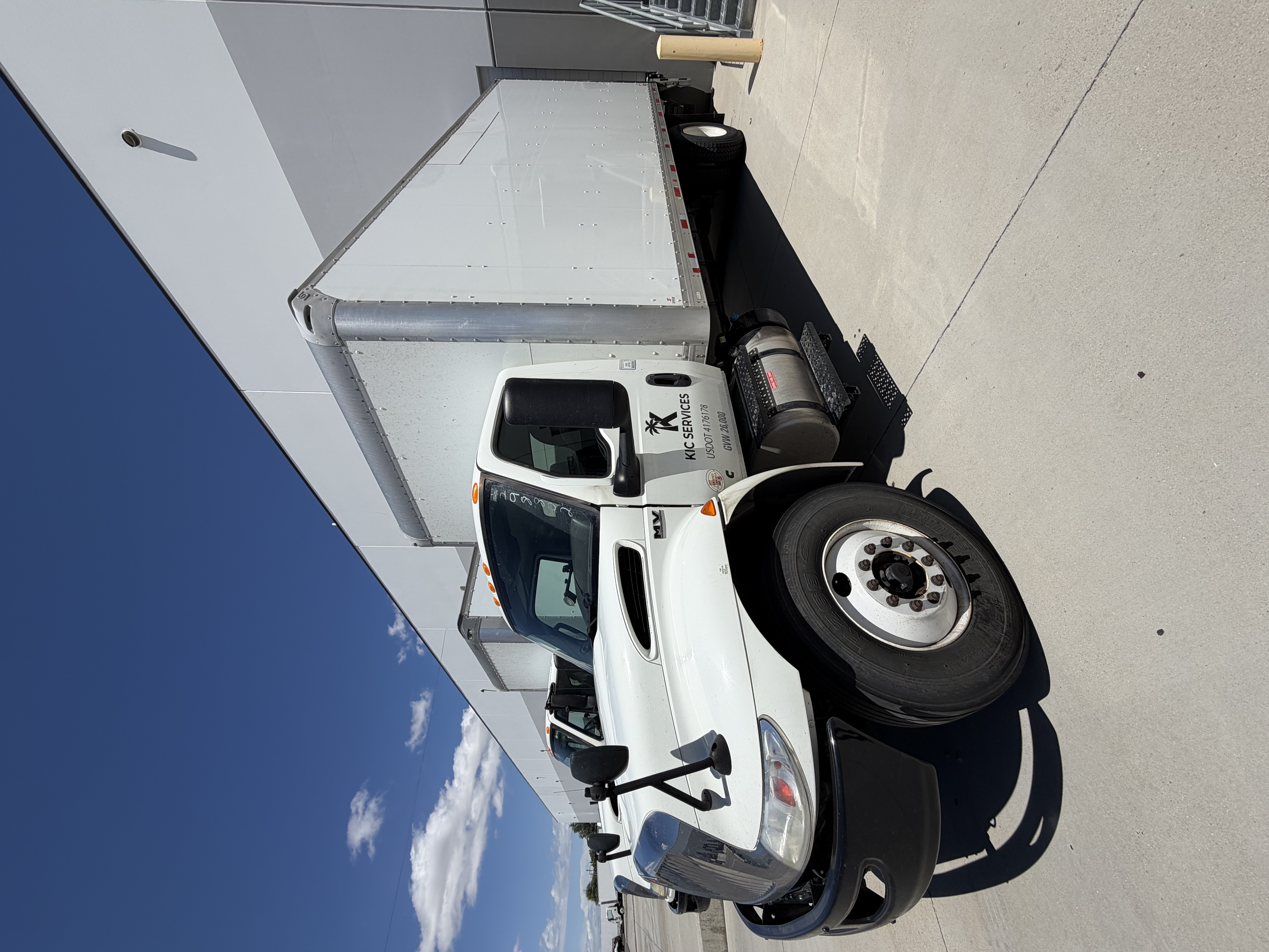 KIC Services delivery truck — insulation distribution Utah and Idaho